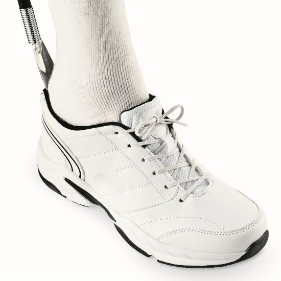 Lacets de souliers élastiques blanc 60 cm