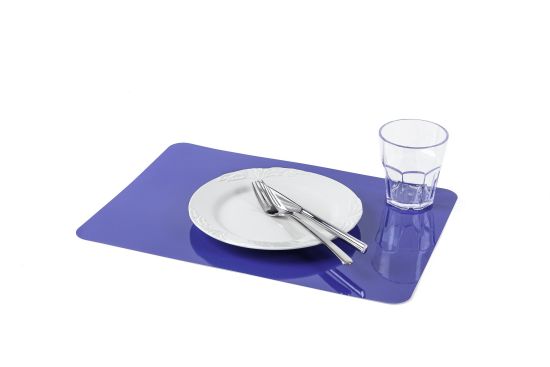 Set de table bleu