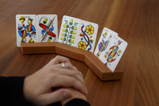 Porte-cartes de table
