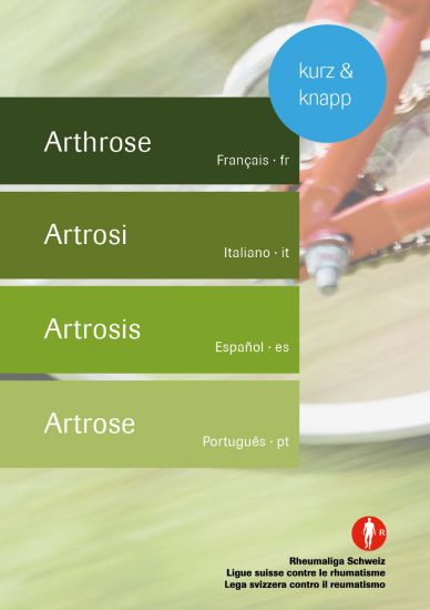 Arthrose · Artrosi · Artrosis · Artrose